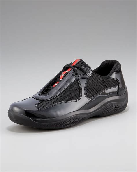 prada sneakers patent leather women